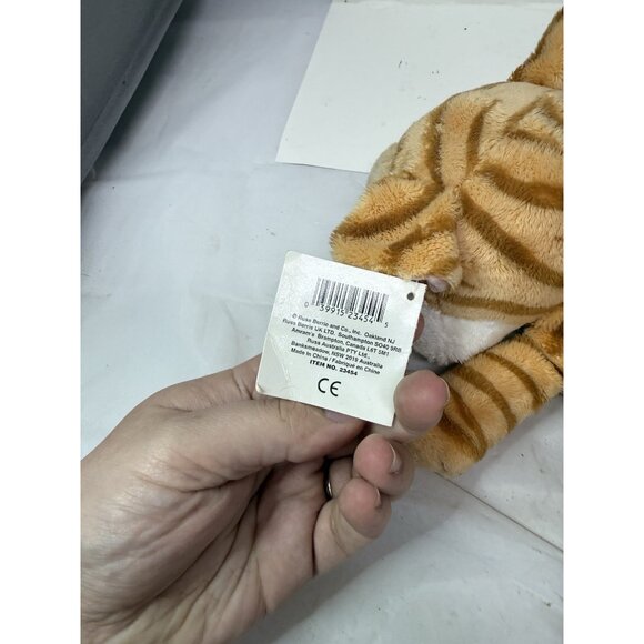 W/ TAGS VTG Russ Berrie CHILIE Kitty Cat Plush Lil Peepers Big Eyes Orange Tabby - Picture 9 of 12